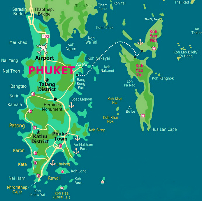 Карта о пхукет