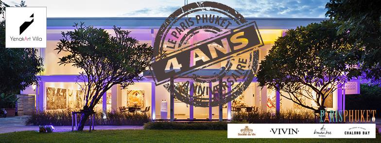 Évènement : les 4 ans du magazine Paris Phuket