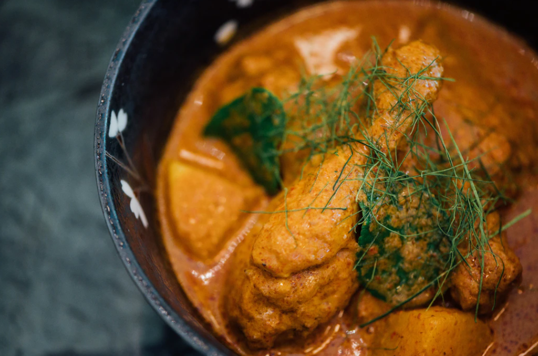 Recette du poulet au curry Massaman
