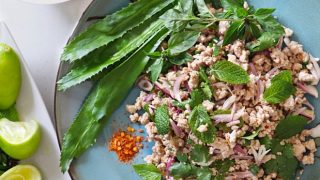 L’ultime recette du Thai Larb (Laab ou Laap) (larb moo ลาบหมู)