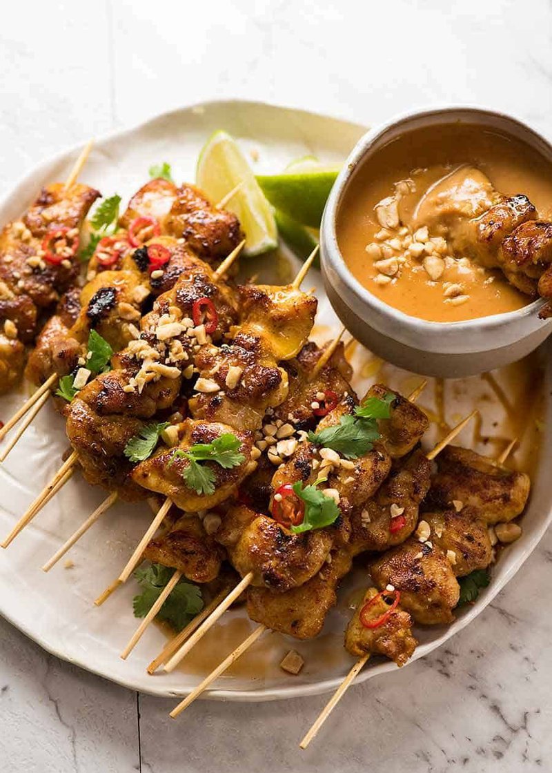 Sauce satay aux cacahuètes, recette facile thaïlandaise