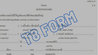 Le T8 form (déclaration de santé), un document indispensable pour un voyage en Thaïlande