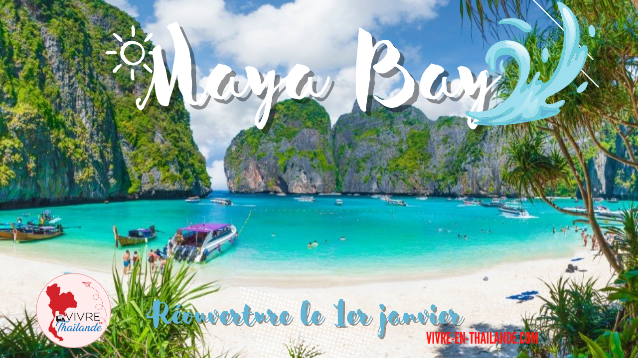 Tout sur la réouverture de Maya Bay le 1er janvier 2022