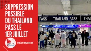 Le Thailand Pass pourrait être supprimé le 1er juillet.