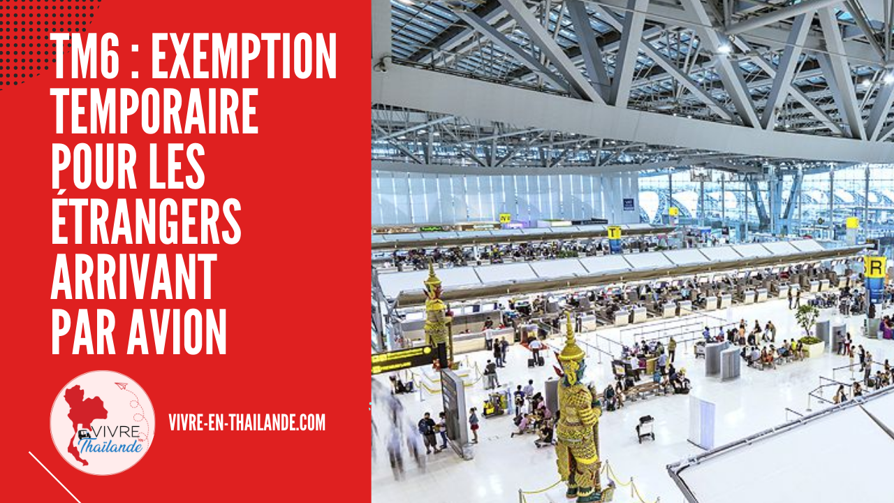 TM6 : exemption temporaire pour les étrangers arrivant par avion