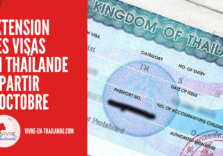 Extension des visas en Thaïlande à partir du mois d'octobre cover