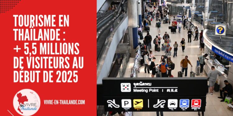 Tourisme : La Thaïlande Accueille Plus de 5,5 Millions de Visiteurs Internationaux au Début de 2025 cover
