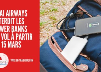 Thai Airways Interdit les Power Banks en Vol à Partir du 15 Mars 2025 : Ce Qu’il Faut Savoir cover