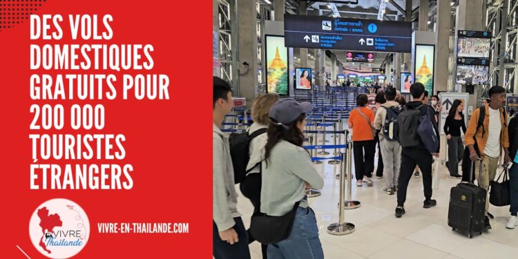 Thaïlande : Des Vols Domestiques Gratuits pour 200 000 Touristes Étrangers Dès Septembre 2025 cover