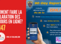 Comment faire la déclaration des 90 jours (TM47) en ligne ? cover