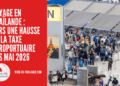 Six aéroports thaïlandais augmenteront leur taxe aéroportuaire à partir de mai 2026