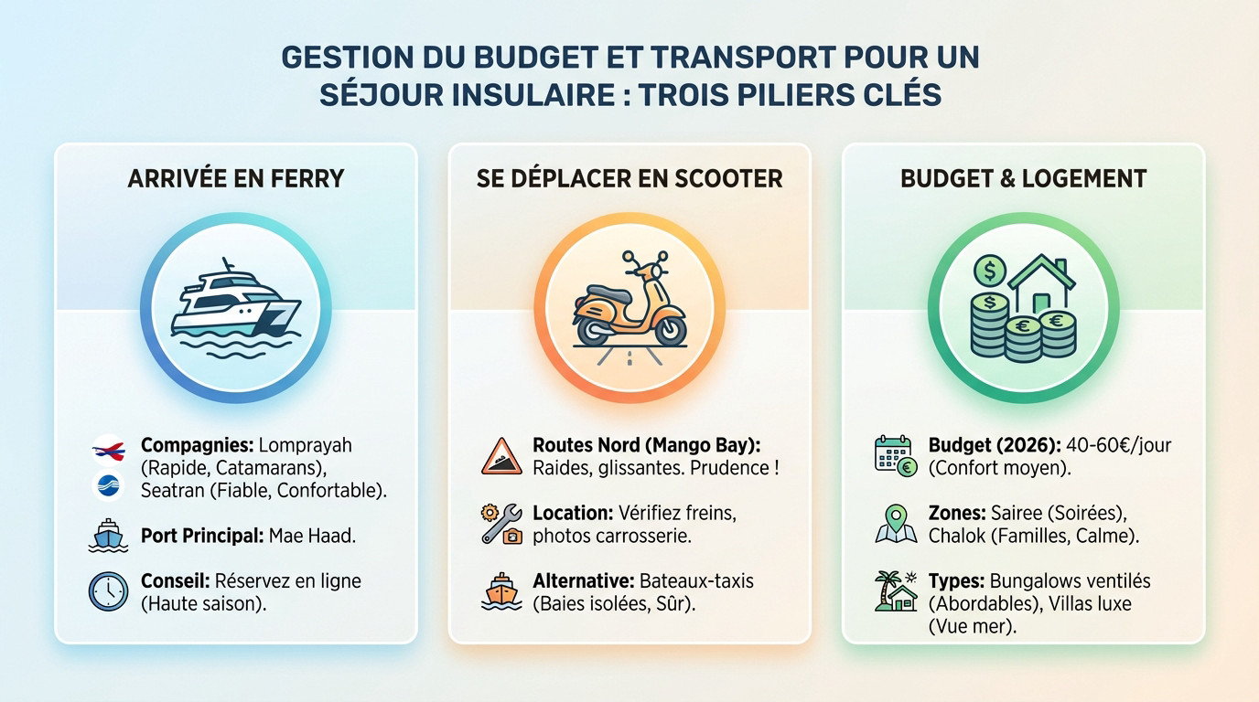 Guide complet de Koh Tao en Thaïlande en 2026 : plages, plongée, hébergement, transport, budget et conseils pratiques