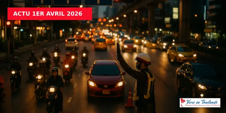Nouvelles amendes routières Thaïlande 2026 — enforcement strict dès le 1er avril