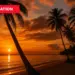 Koh Phangan plage tropicale coucher soleil Thaïlande immigration visa