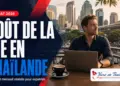 Expatrié étranger à Bangkok illustrant le coût de la vie en Thaïlande en 2026