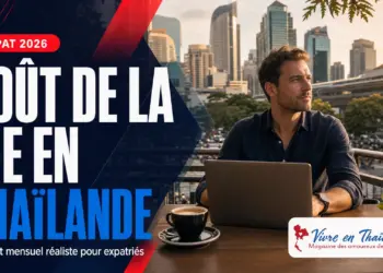 Expatrié étranger à Bangkok illustrant le coût de la vie en Thaïlande en 2026