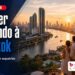 Vue moderne de Bangkok avec condos premium et skyline au coucher du soleil