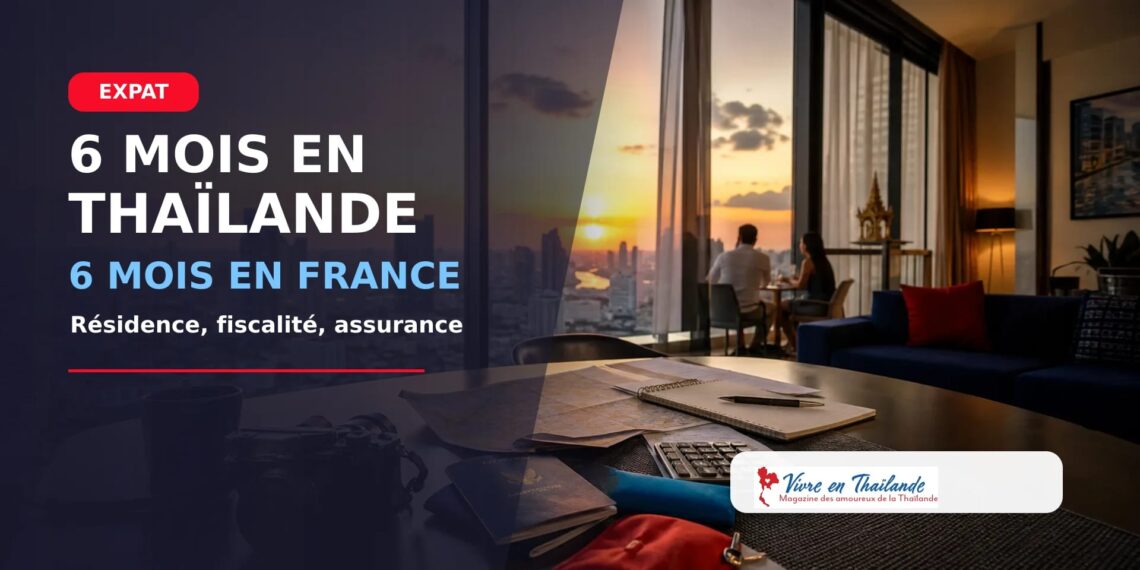Couverture guide expatrié pour vivre six mois en Thaïlande et six mois en France