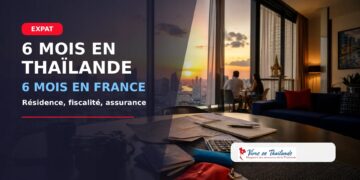 Couverture guide expatrié pour vivre six mois en Thaïlande et six mois en France