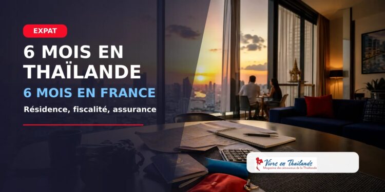Couverture guide expatrié pour vivre six mois en Thaïlande et six mois en France