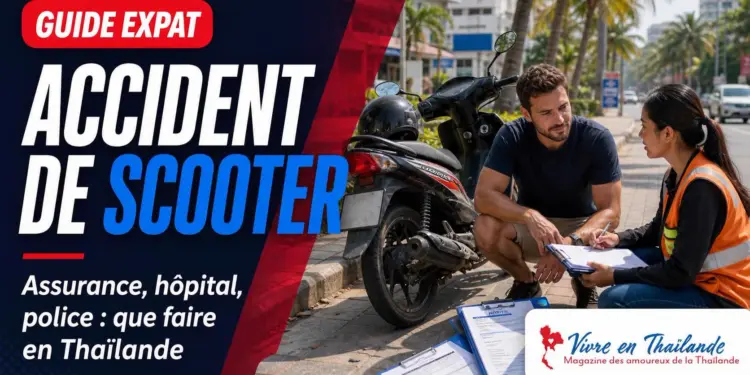 Accident de scooter en Thaïlande : assurance, hôpital et démarches pour expatrié