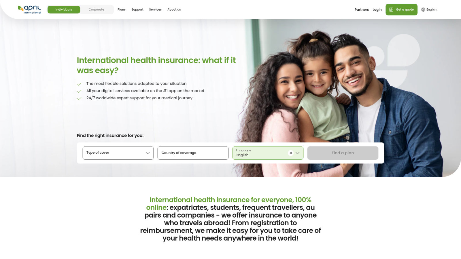 APRIL : le poids lourd de l'assurance internationale