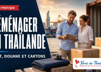Déménagement en Thaïlande avec cartons, fret maritime et formalités douanières