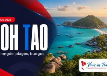 Koh Tao Thaïlande 2026, plongée, plages et budget - couverture Vivre en Thaïlande