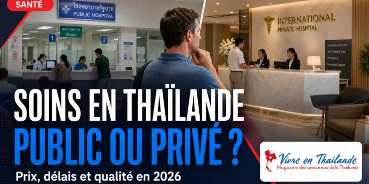 Comparatif des soins publics et privés en Thaïlande en 2026