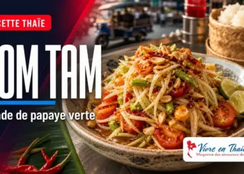 Som Tam, recette de salade de papaye verte thaïlandaise