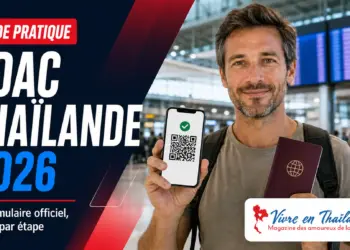 TDAC Thailande 2026 : formulaire officiel sur smartphone a l aeroport