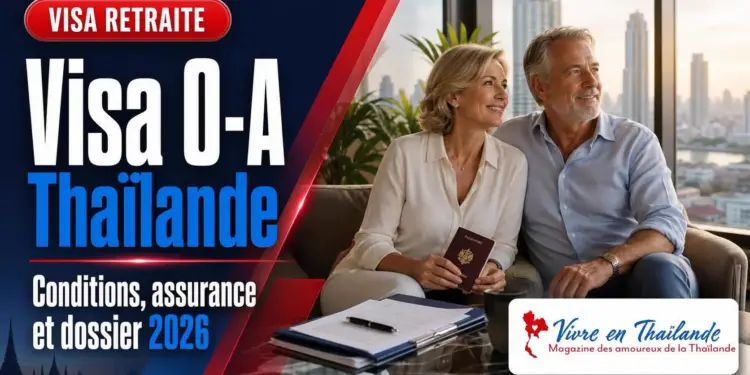 Visa retraite O-A Thaïlande 2026 : couple de retraités préparant son dossier en Thaïlande