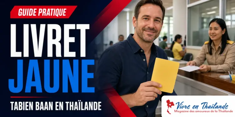 Livret jaune Yellow Tabien Baan en Thaïlande pour expatrié