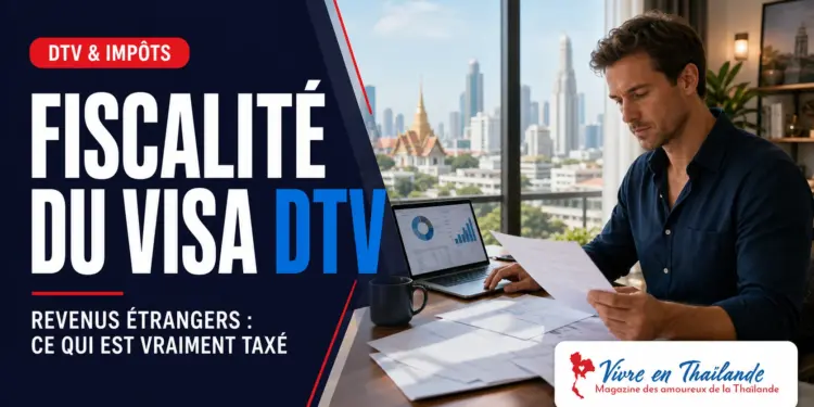 Fiscalité du visa DTV en Thaïlande et revenus étrangers