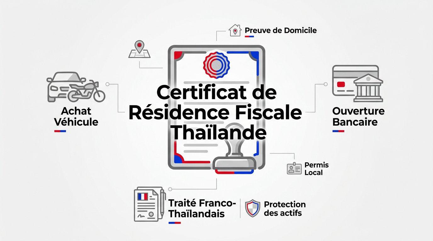 Avantages du certificat de résidence fiscale pour les expatriés en Thaïlande