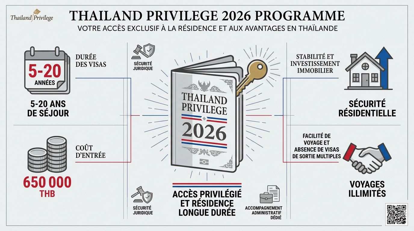 Avantages exclusifs et services VIP du programme Thailand Privilege 2026