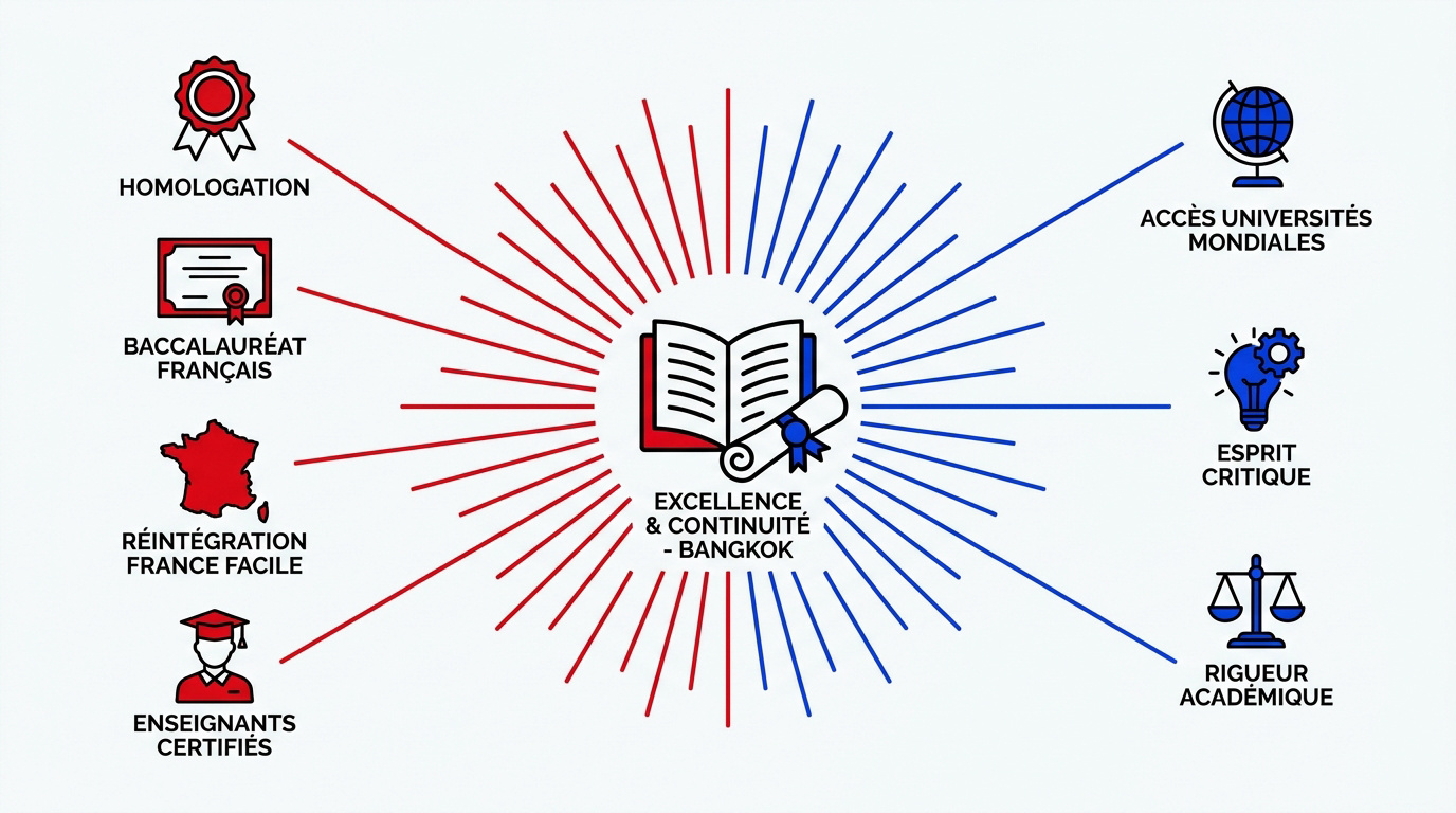 Lycée français international de Bangkok bâtiment scolaire AEFE